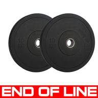 END OF LINE | Monochrome Olympic Black Bumper Plates