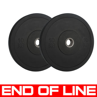 END OF LINE | Monochrome Olympic Black Bumper Plates