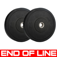 END OF LINE | Monochrome Olympic Black Bumper Plates