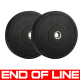 END OF LINE | Monochrome Olympic Black Bumper Plates
