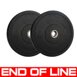 END OF LINE | Monochrome Olympic Black Bumper Plates