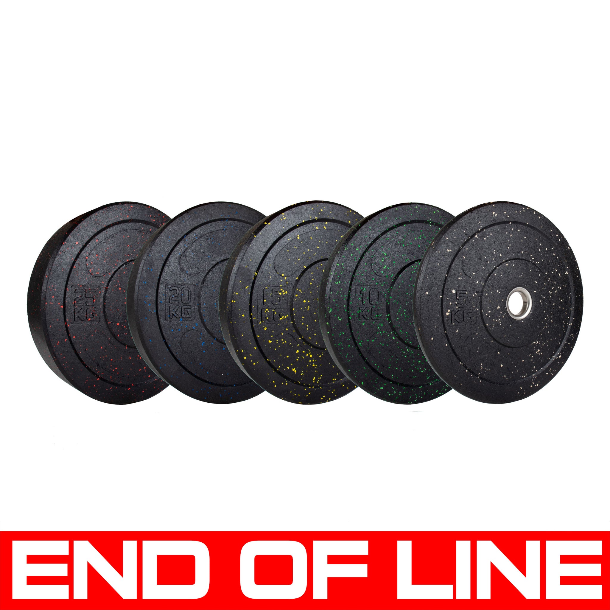 END OF LINE | Crumb Rubber Olympic Bumper Plates