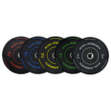 Rival Olympic Black Accent Bumper Plates 2.0