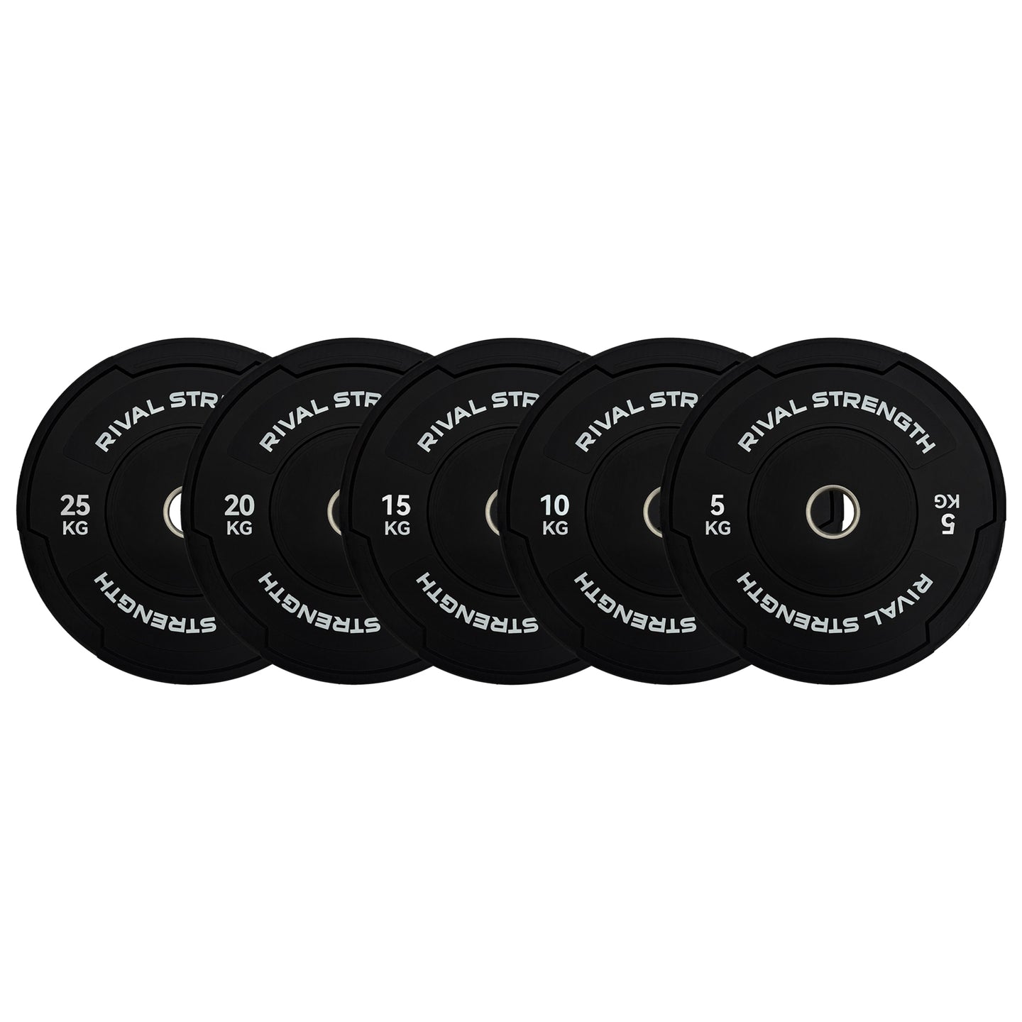 Rival Olympic Black Bumper Plates 2.0