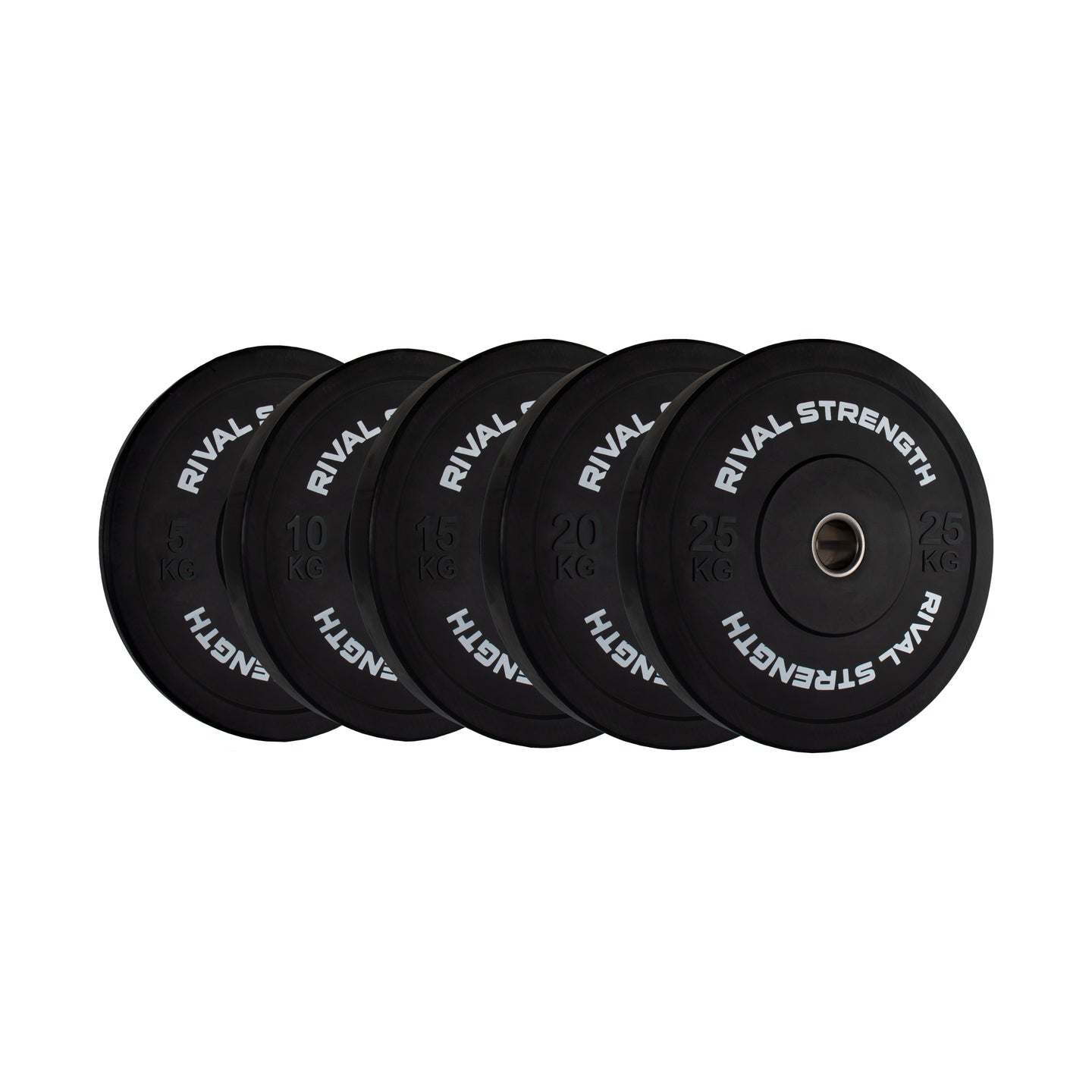 Rival Olympic Black Bumper Plates