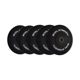 Rival Olympic Black Bumper Plates