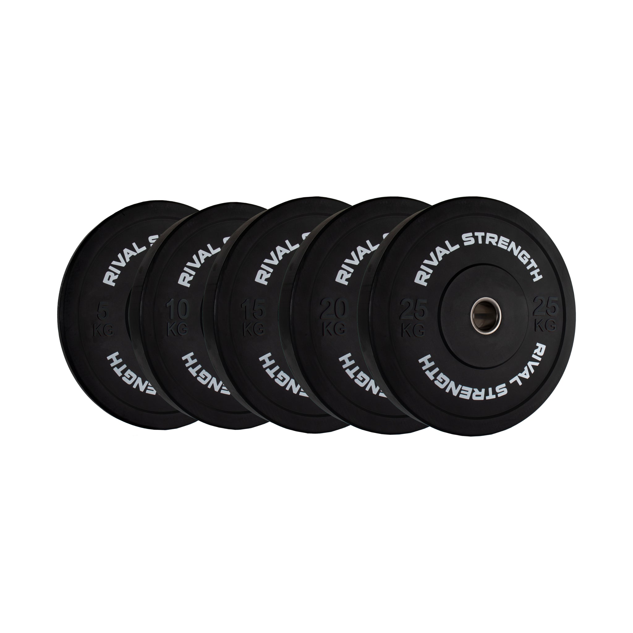 Rival Olympic Black Bumper Plates