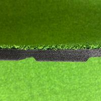 Rival Green Astro Turf Interlocking Rubber Gym Flooring with Connectors (1m x 1m) (22mm)