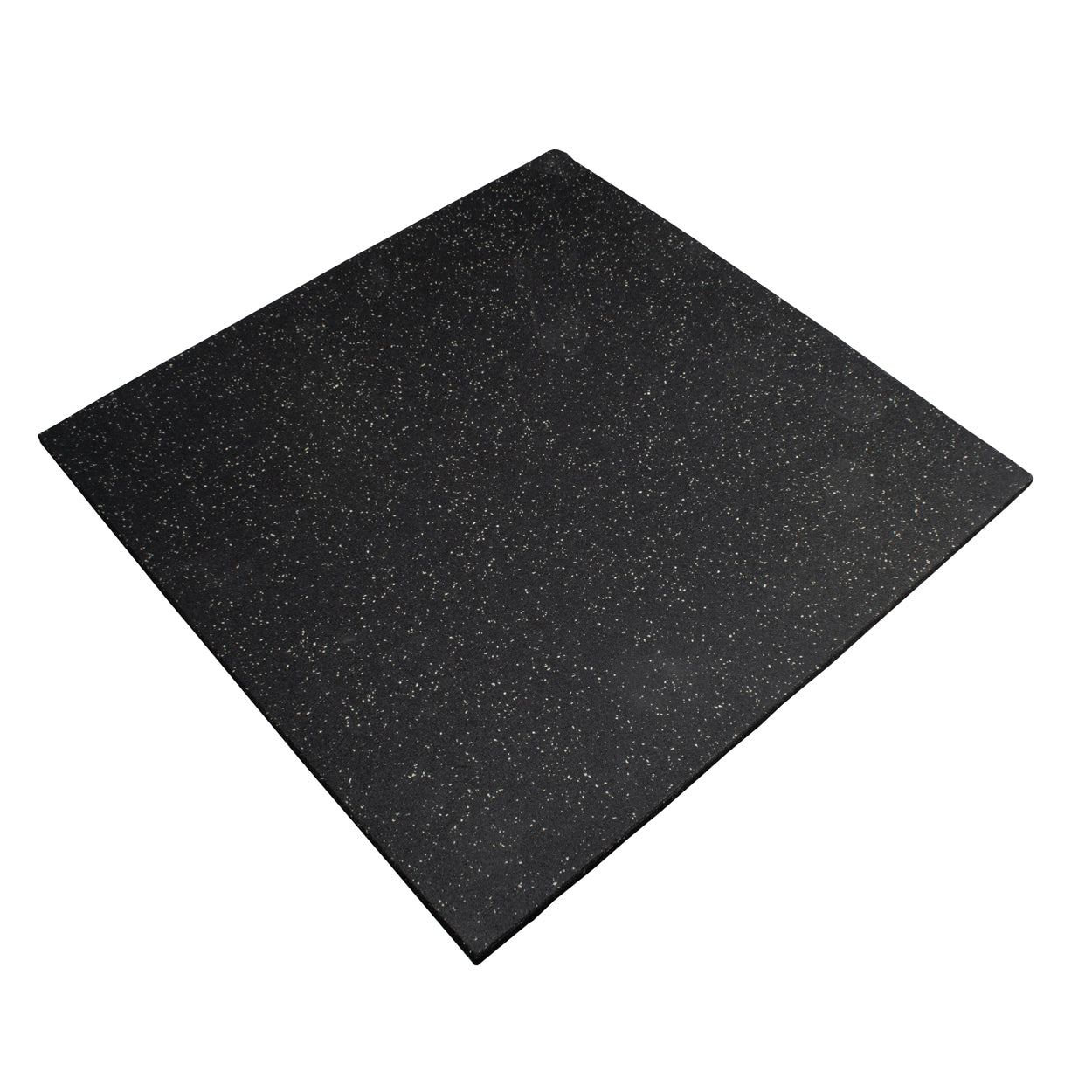 Grey Fleck SBR Interlocking Rubber Gym Floor Tiles with Connectors (1m x 1m) (20mm)