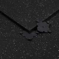 Grey Fleck SBR Interlocking Rubber Gym Floor Tiles with Connectors (1m x 1m) (20mm)