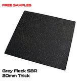 Rubber Gym Flooring Samples | 500mm x 500mm and 1m x 1m Tiles