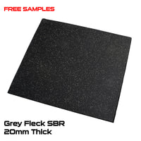 Rubber Gym Flooring Samples | 500mm x 500mm and 1m x 1m Tiles