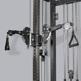 Rival S-Series Wall Mounted Slimline Adjustable Free Arm Functional Trainer Pulley System