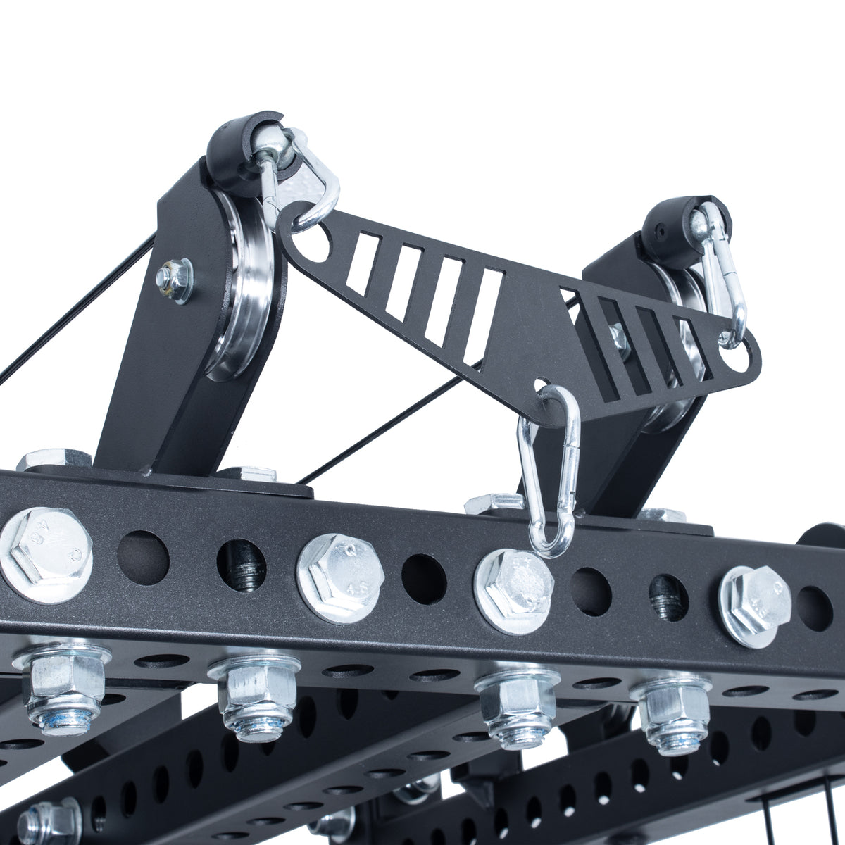 Power Pully Rig Rival S-3 Series Power Rack With Dual Action Pulley and High and Low C ...