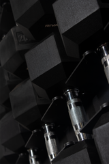 Rival Hex Dumbbell Sets With Vertical Storage Rack
