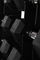 Rival Hex Dumbbell Sets With Vertical Storage Rack