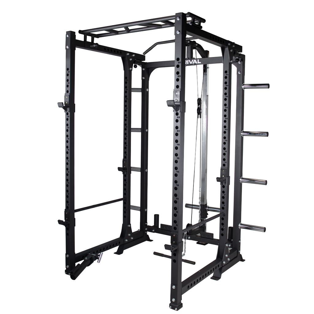 Rival J-1 Series Folding Power Rack With Optional Cable System