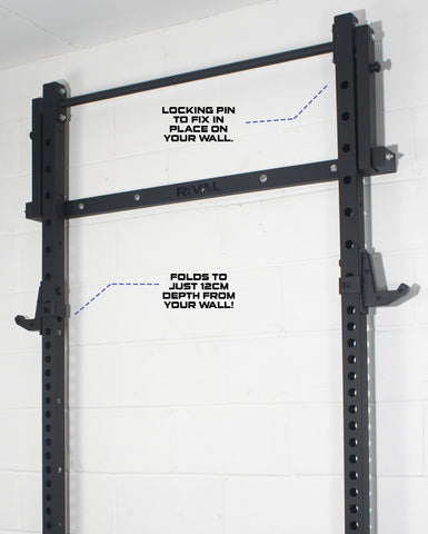 Rival J-1 Series Folding Wall Mount Rack