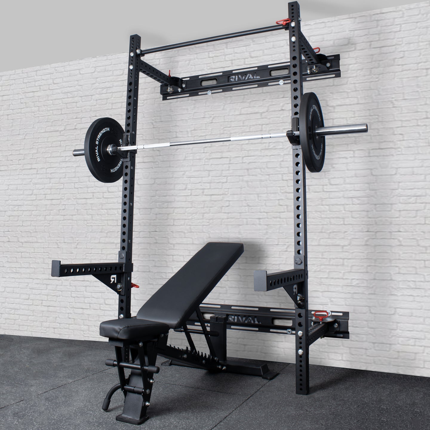 Rival J-2 Series Folding Wall Mount Rack