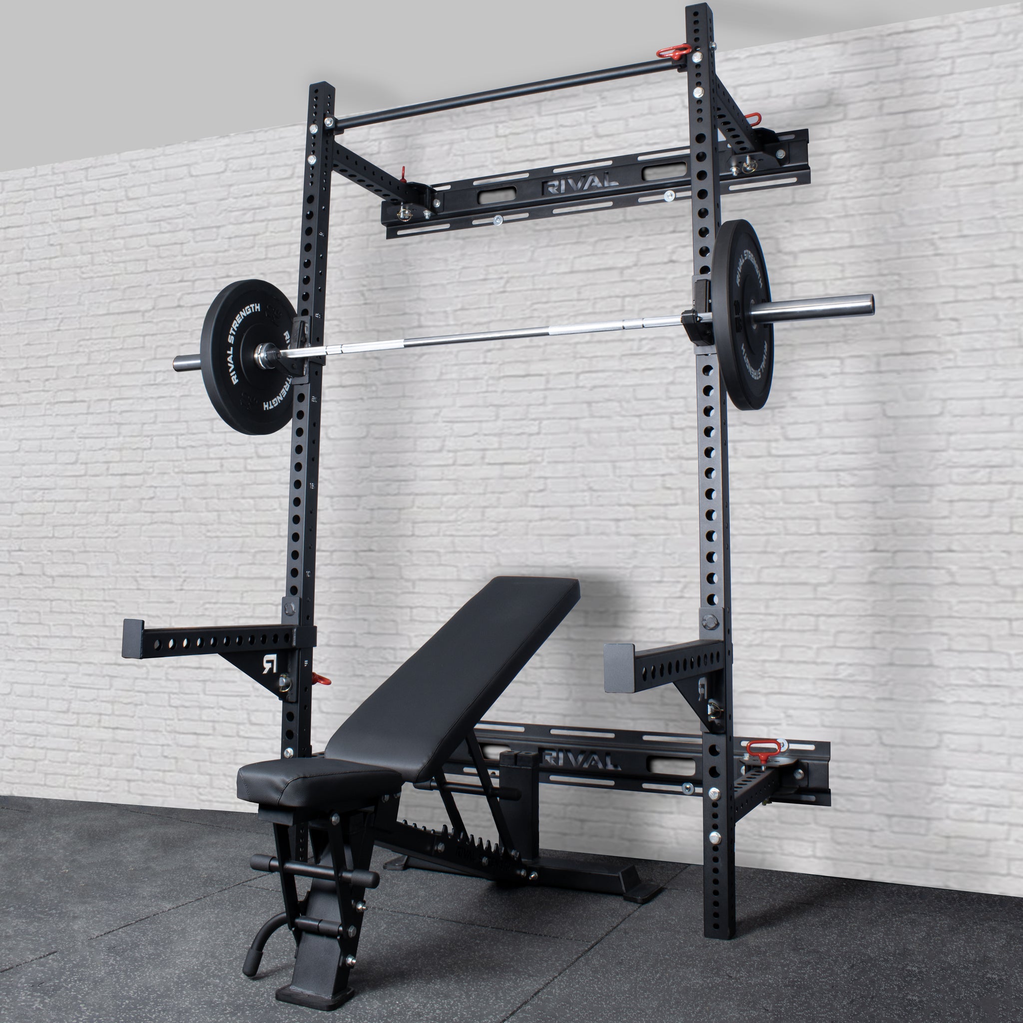 Rival J-2 Series Folding Wall Mount Rack