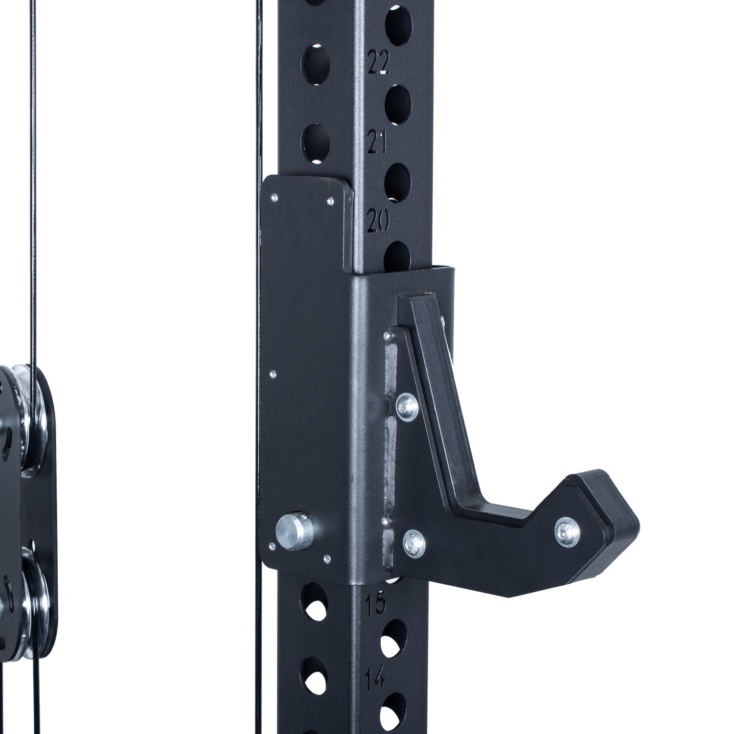 S-3 Series Power Rack With Dual Action Pulley and High and Low Cable System (75x75mm)