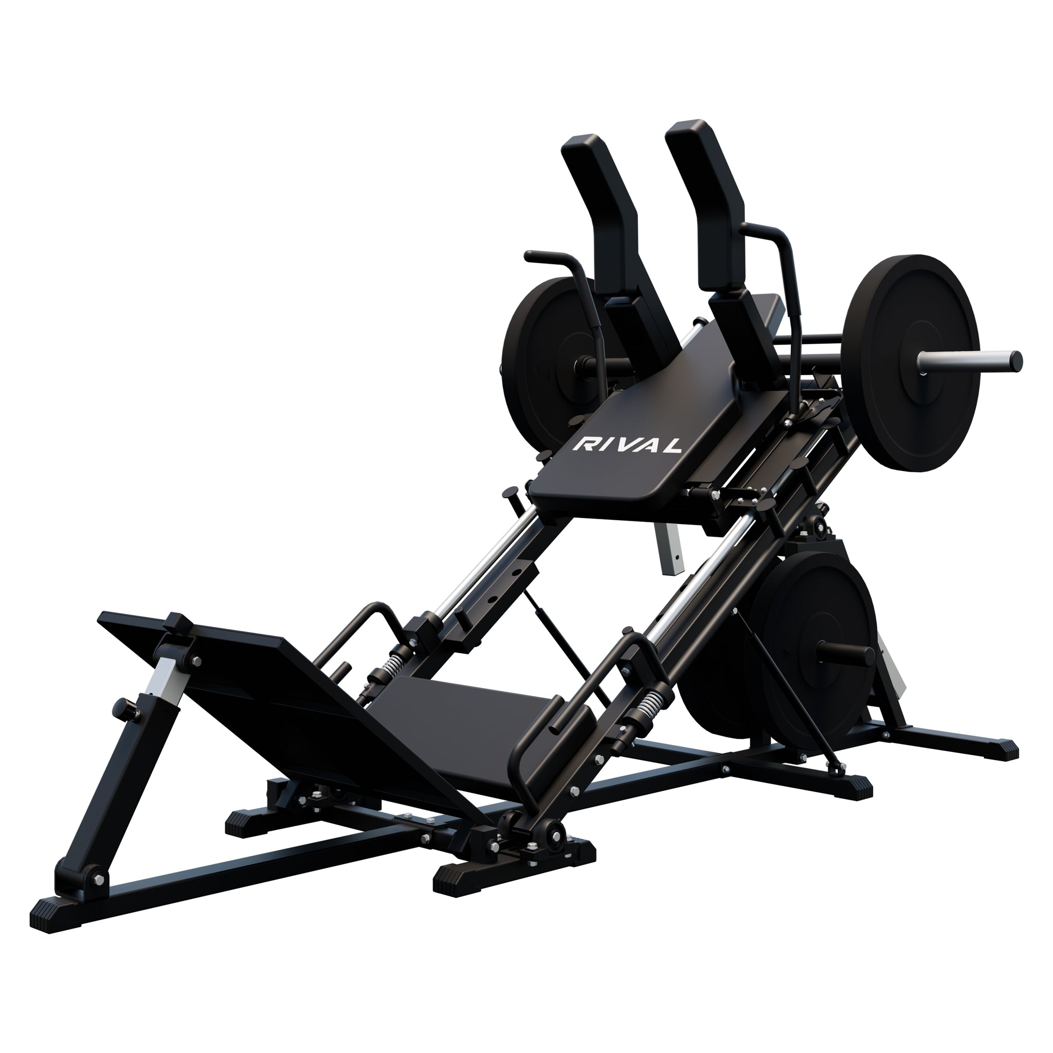 Rival Adjustable Leg Press & Hack Squat (30-to-60 Degree Incline)