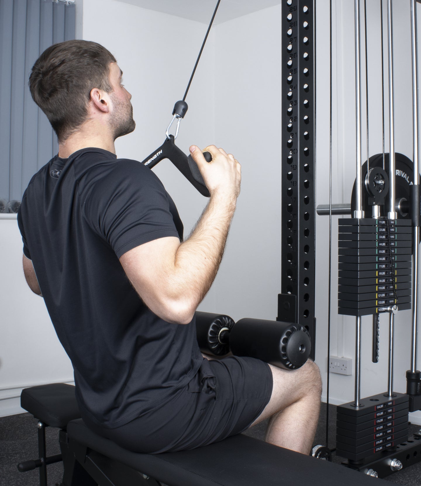 Rival J-Series Dual Leg Roller & Support Pad Attachment (60x60mm)