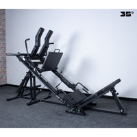 Rival Adjustable Leg Press & Hack Squat (30-to-60 Degree Incline)