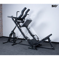 Rival Adjustable Leg Press & Hack Squat (30-to-60 Degree Incline)