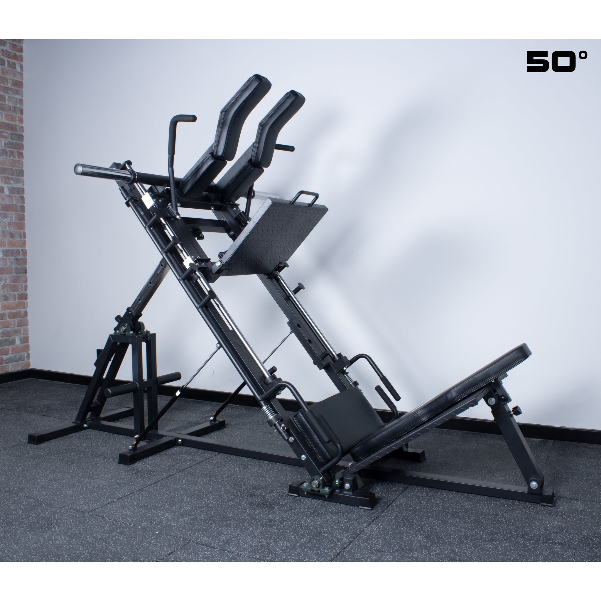 Rival Adjustable Leg Press & Hack Squat (30-to-60 Degree Incline)