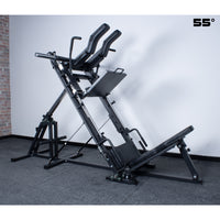 Rival Adjustable Leg Press & Hack Squat (30-to-60 Degree Incline)