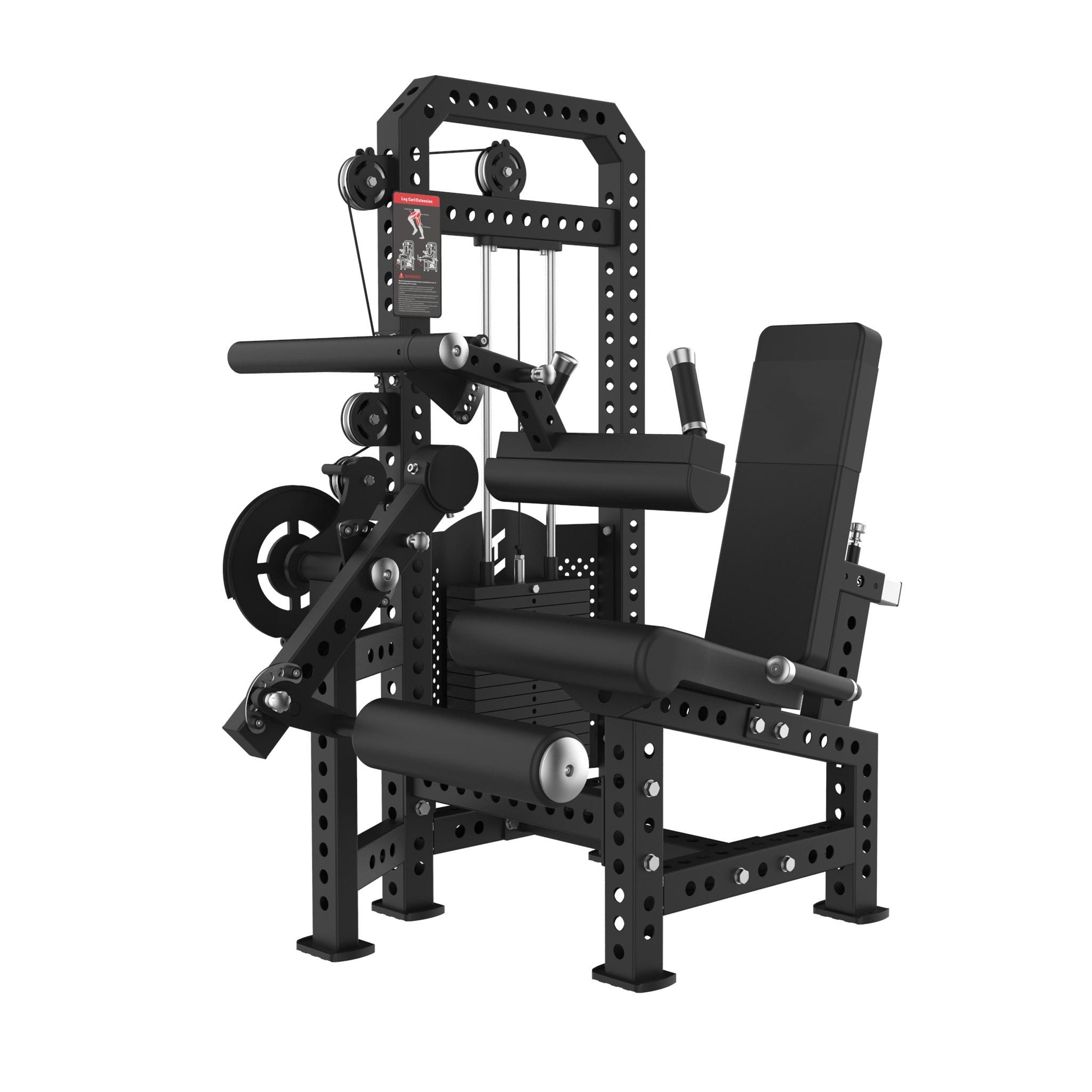 Stack Loaded Leg Machines Rival Seated Leg Curl & Leg Extension - 100KG Weight Stack – Rival Strength