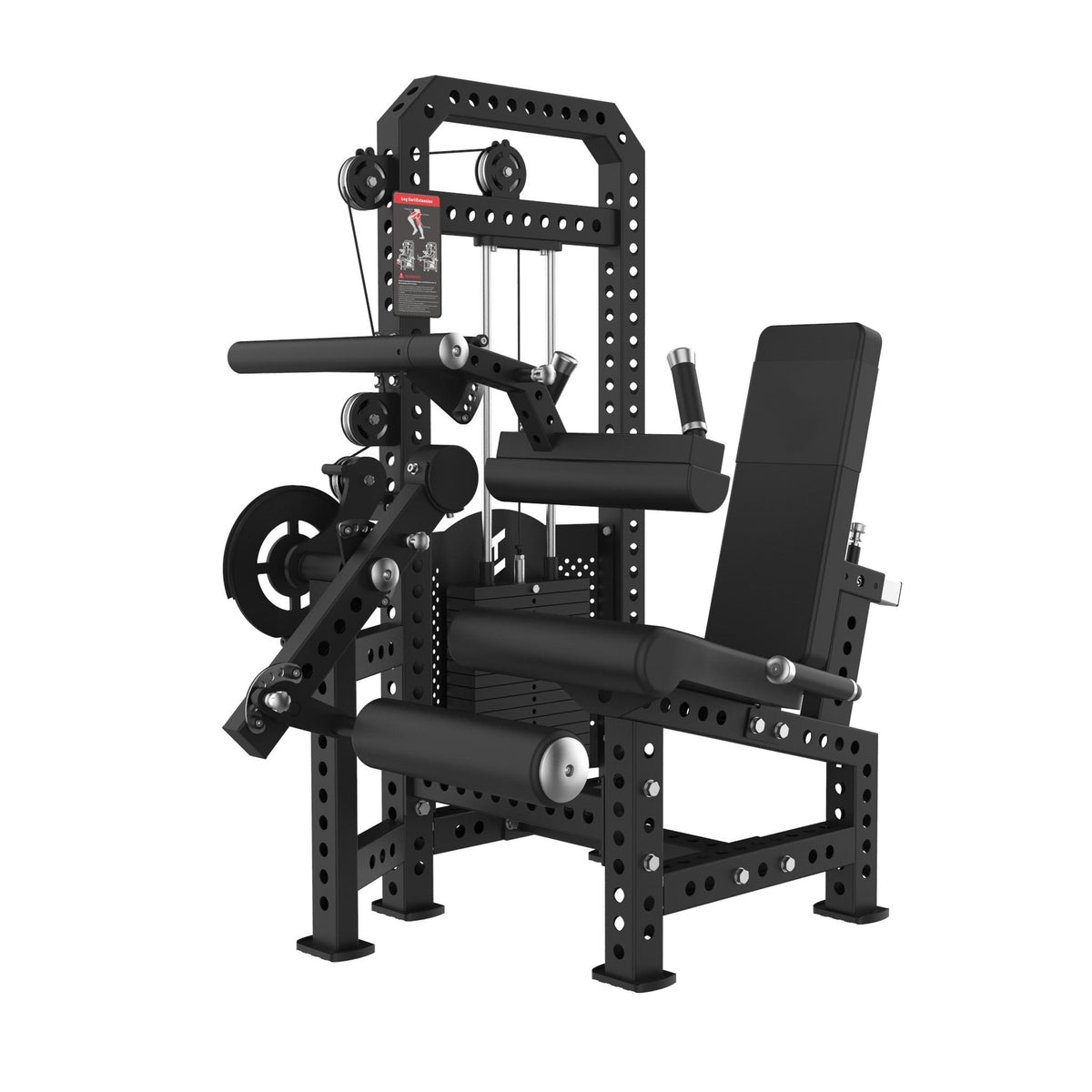 Leg Extension Machine Weight Stack Rival Seated Leg Curl & Leg Extension - 100KG Weight Stack – Rival Strength