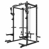 Rival Omni-Series Power Rack with Dual Free Arm Cable System