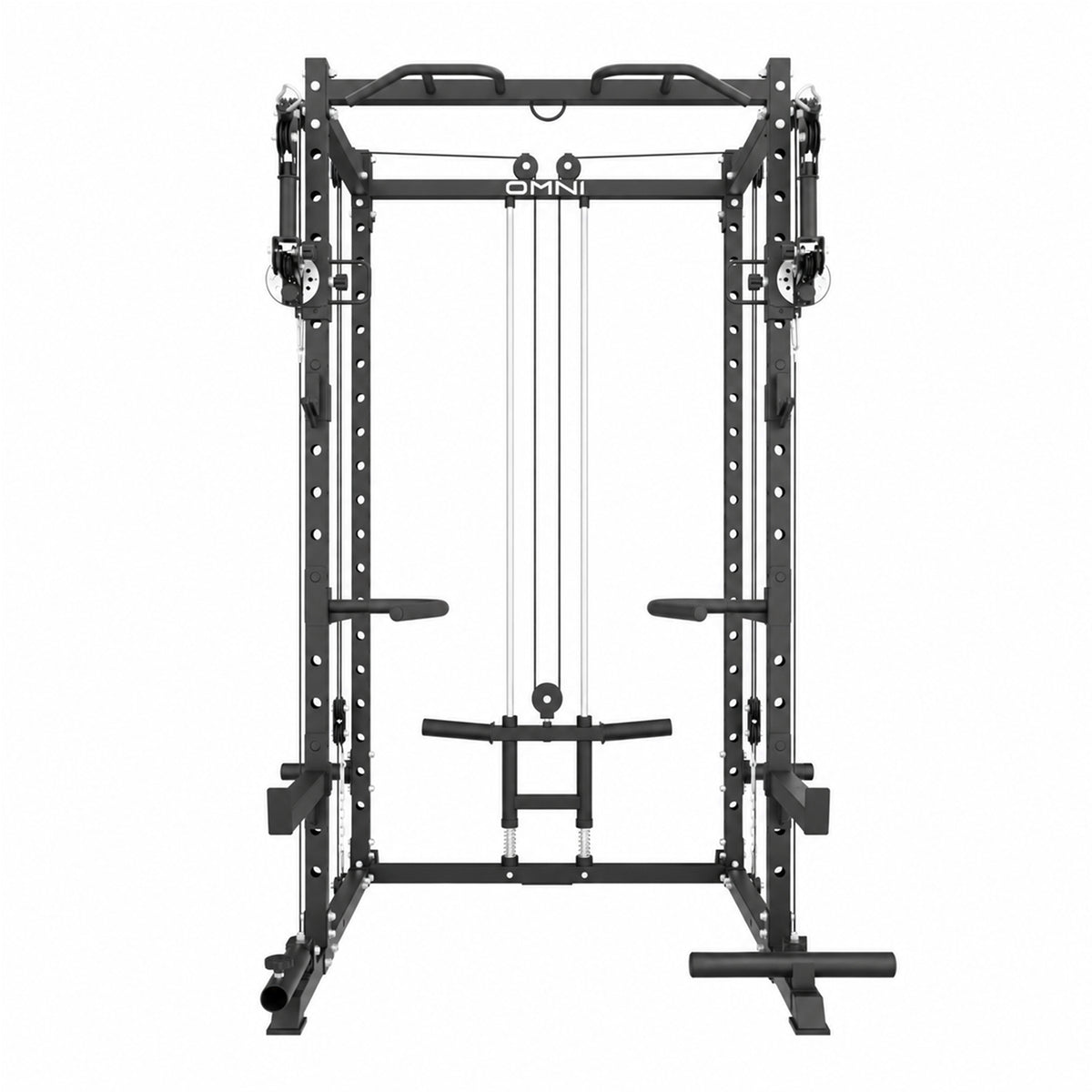 Rival Omni-Series Power Rack with Dual Free Arm Cable System