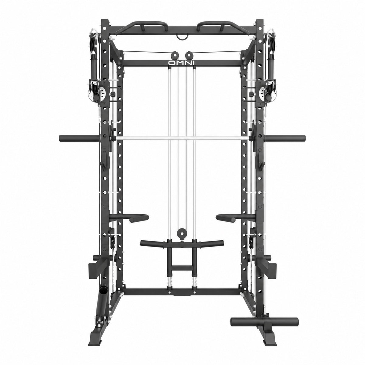 Rival Omni-Series Power Rack with Dual Free Arm Cable System