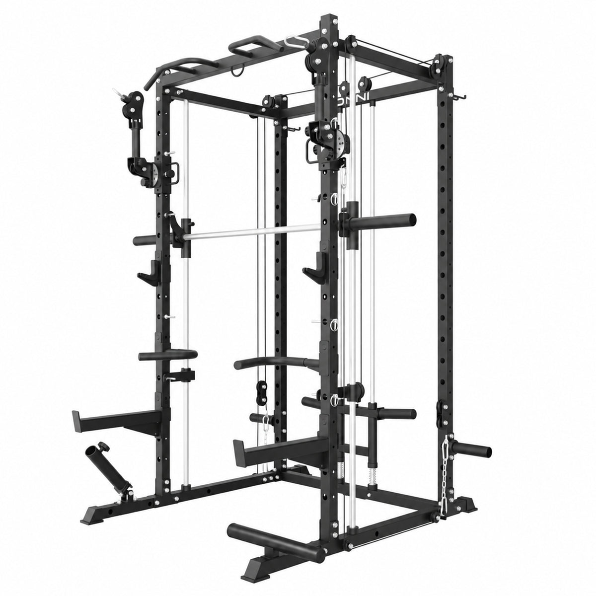 Rival Omni-Series Power Rack with Dual Free Arm Cable System