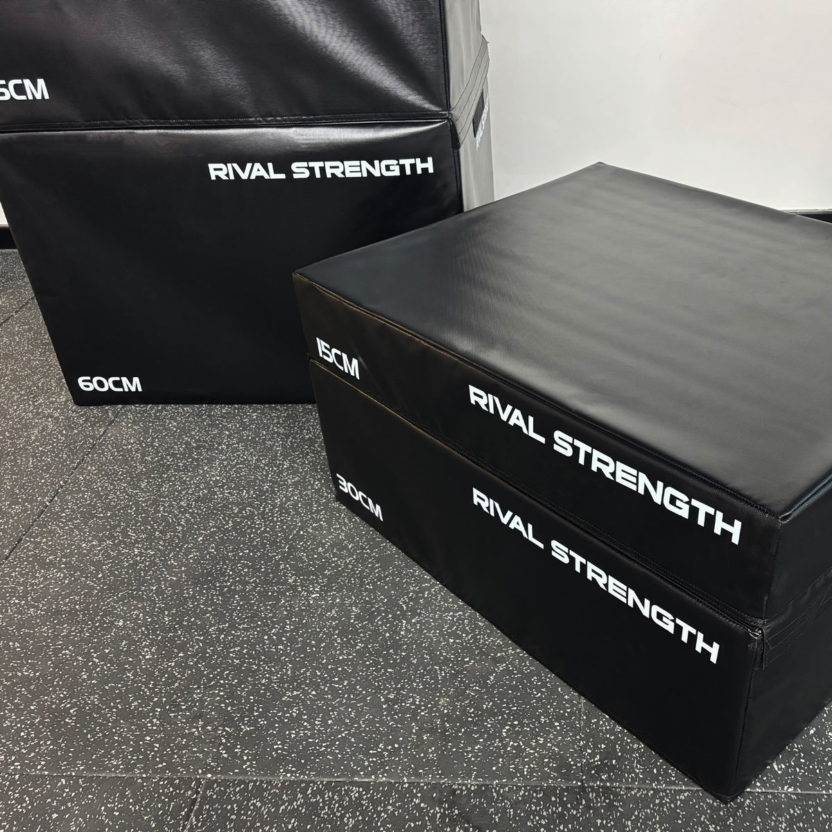 Rival Stackable Soft Plyo Jump Box Set