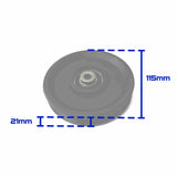 Rival Replacement Cable Pulley Machine Wheels