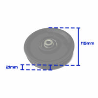 Rival Replacement Cable Pulley Machine Wheels