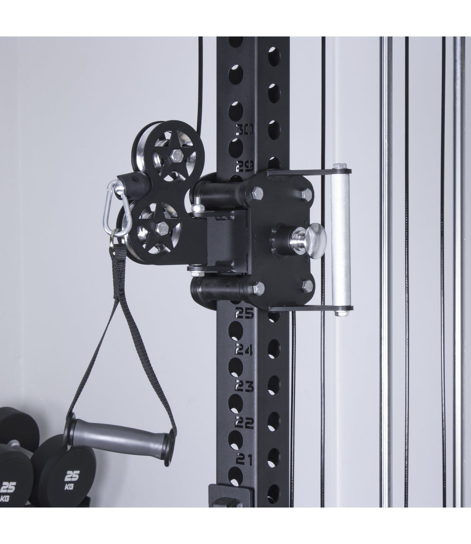 Rival S-2 Series Power Rack With Dual Adjustable Pulley and Smith Machine