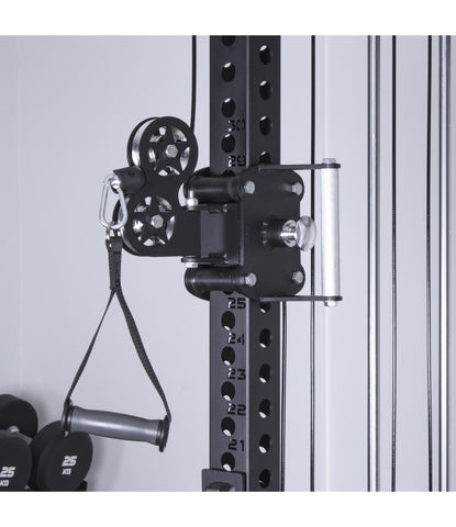 Rival S-2 Series Power Rack With Dual Adjustable Pulley and Smith Machine