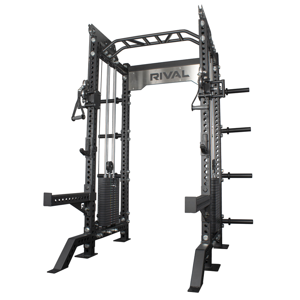 Rival S-2 Series Half Power Rack With Dual Adjustable Pulley