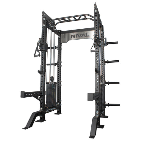 Rival S-2 Series Half Power Rack With Dual Adjustable Pulley