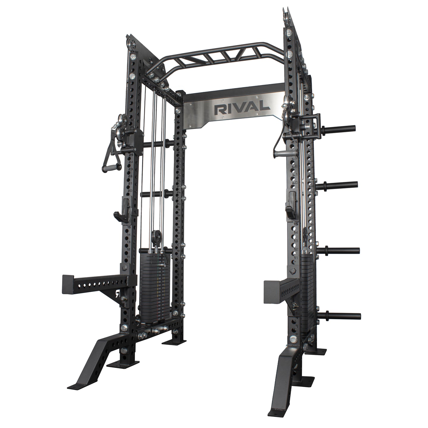 Rival S-2 Series Half Power Rack With Dual Adjustable Pulley (75x75mm)