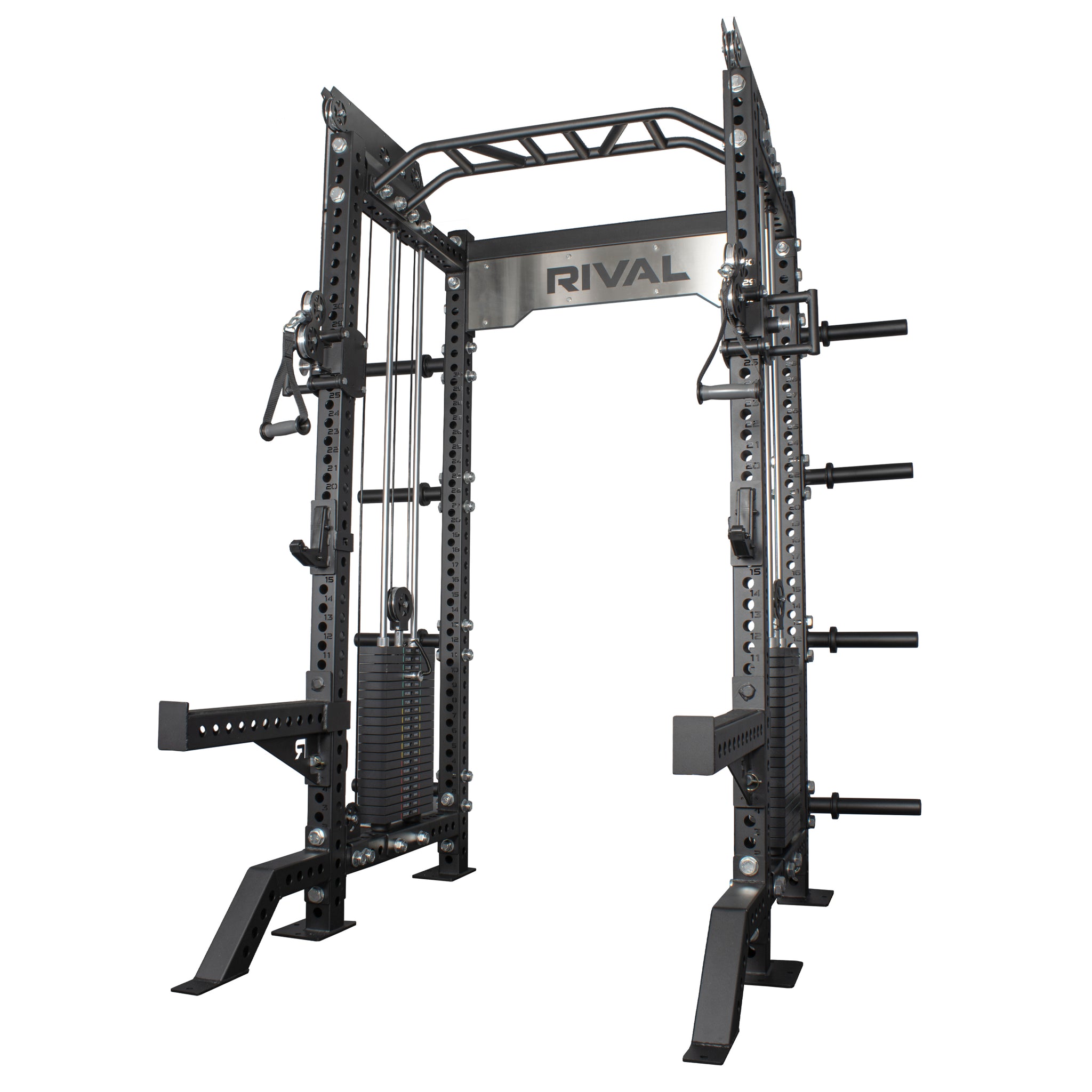 Rival S-2 Series Half Power Rack With Dual Adjustable Pulley (75x75mm)