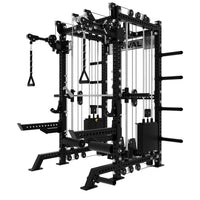 S-3 Series Power Rack With Dual Action Pulley and High and Low Cable System (75x75mm)