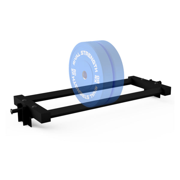 Rival S-Series Rack Mounted Bumper Plate Storage Shelves (75x75mm)