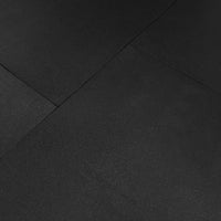 Black SBR Interlocking Rubber Gym Floor Tiles with Connectors (1m x 1m) (20mm)