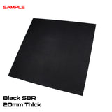 Rubber Gym Flooring Samples | 500mm x 500mm and 1m x 1m Tiles